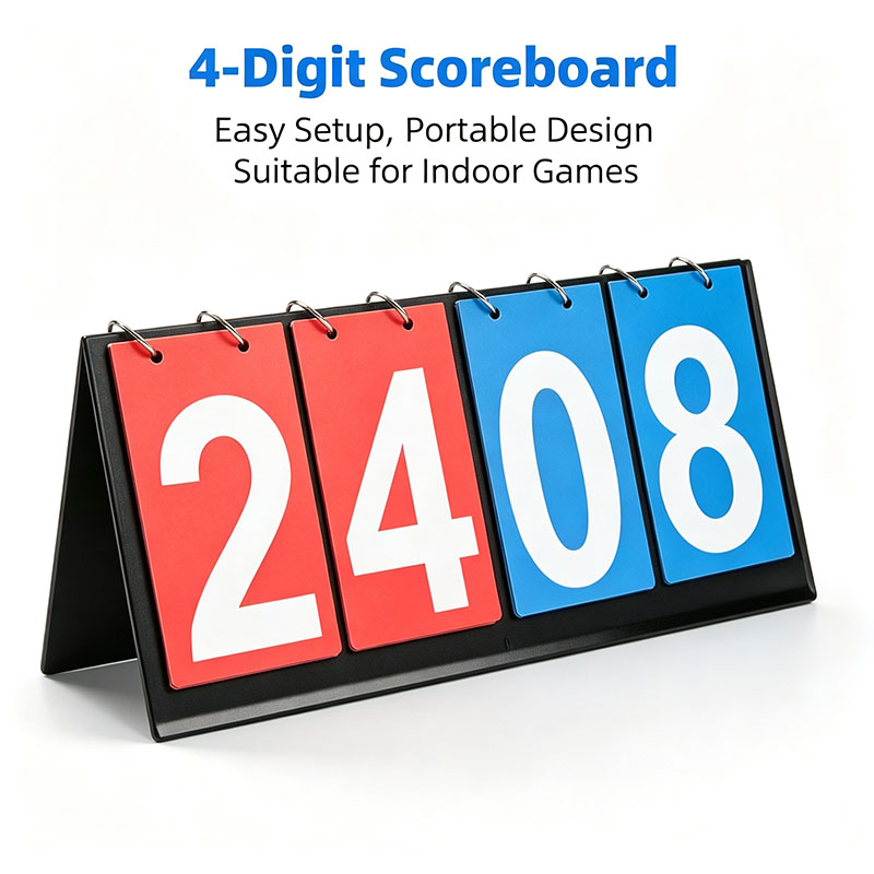 Table Tennis Ranking - 4‑Digit Flip Scoreboard Portable Desktop Manual