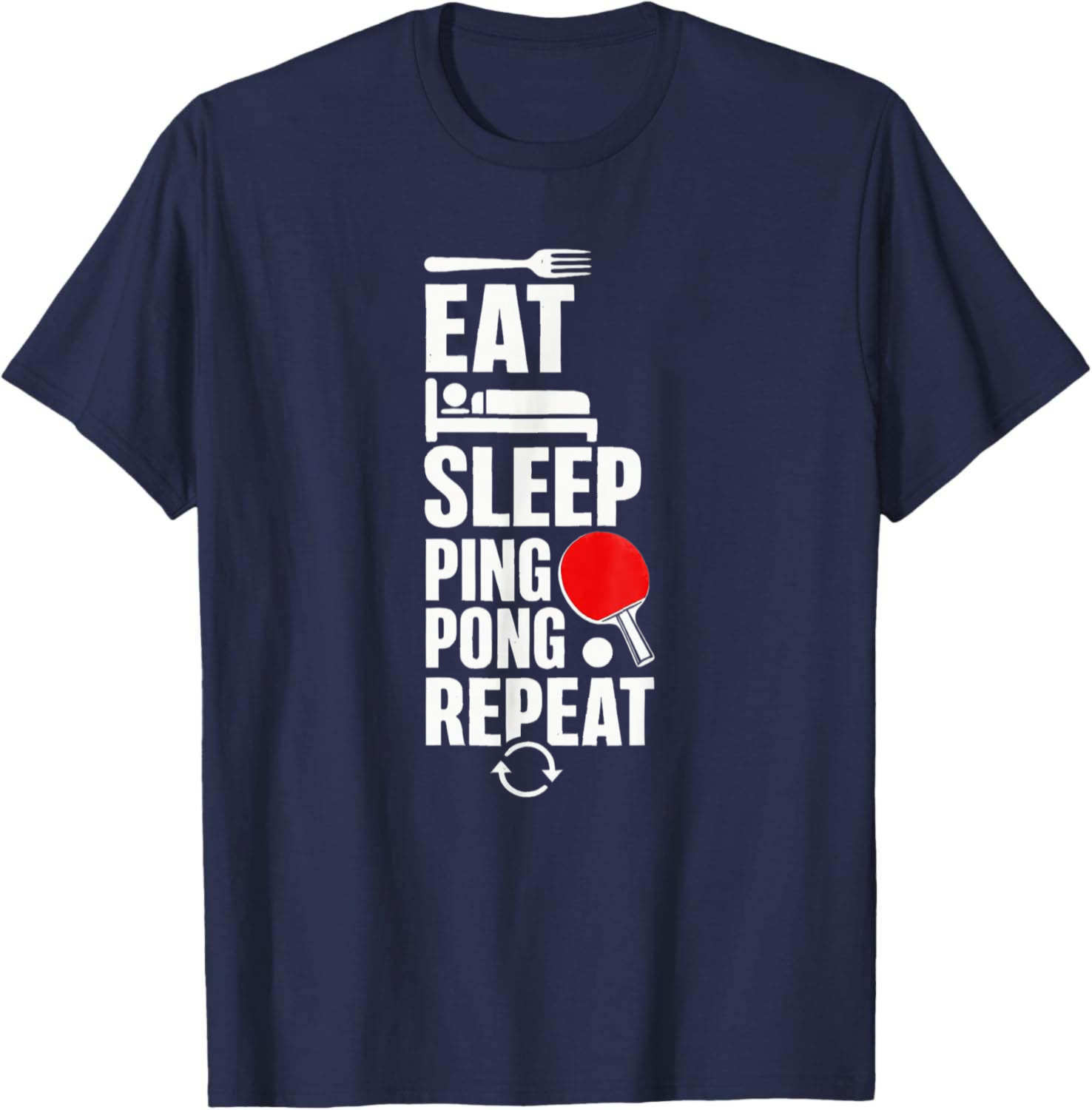 Eat Sleep Ping Pong Repeat Tab - Table Tennis China ulasan dan harga