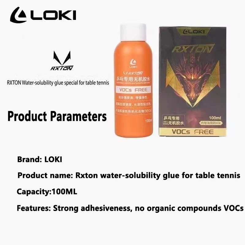 LOKI Waterbased Glue 100ml Wat - Table Tennis Paddle Set ulasan dan harga