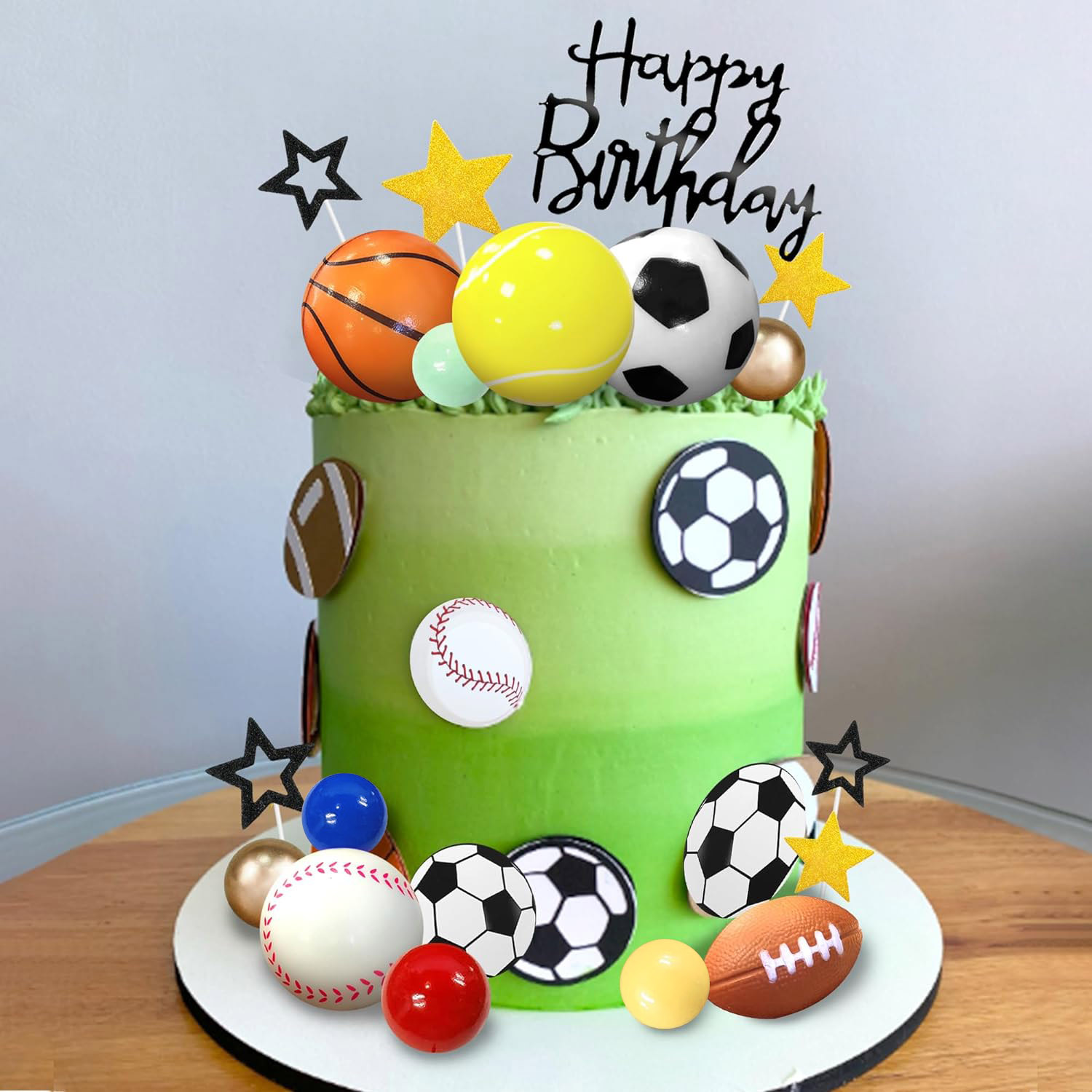37PCS Sports Cake Decoration w - Table Tennis Zhang Jike ulasan dan harga