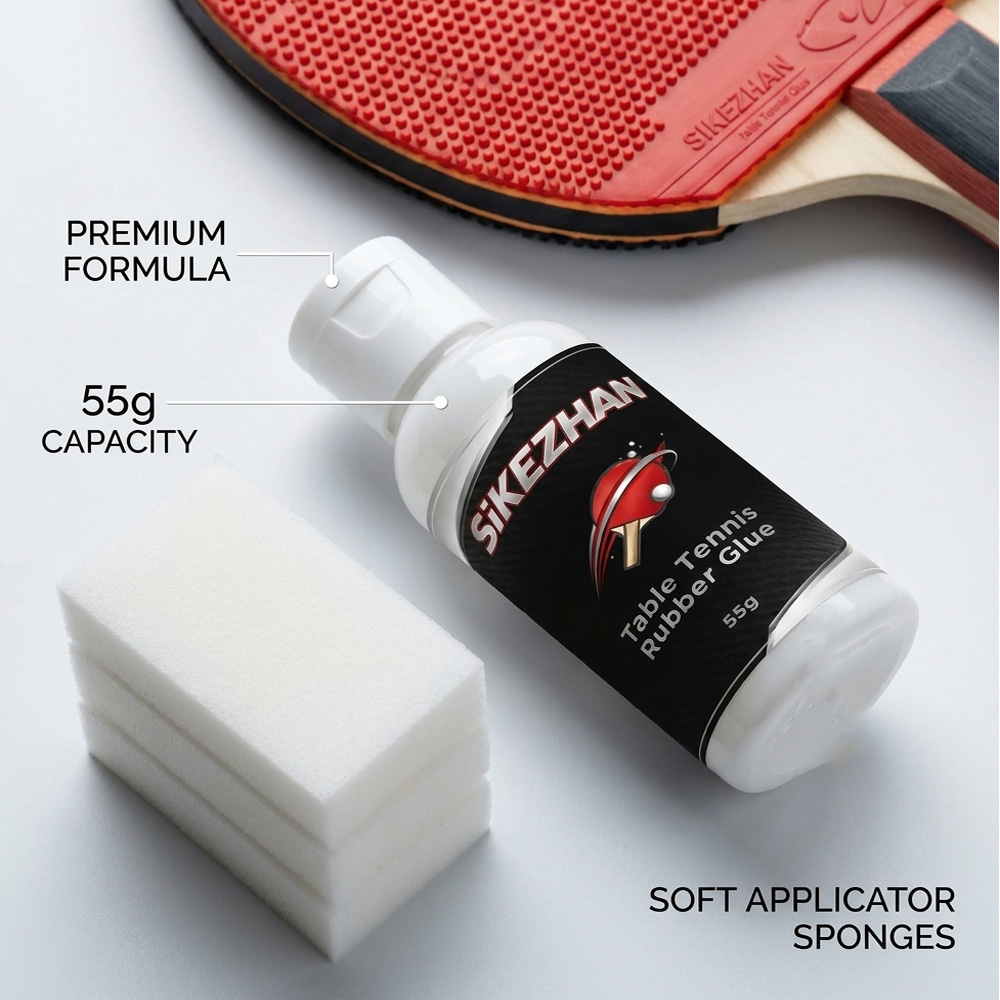 55G Table Tennis Rubber Glue P - Table Tennis Paddle Set ulasan dan harga