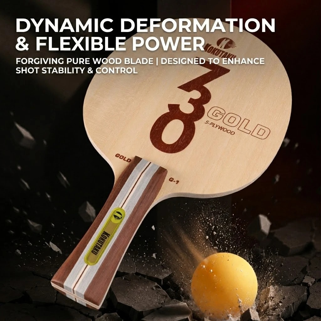Kokutaku Table Tennis Blade FL - Table Tennis Table ulasan dan harga