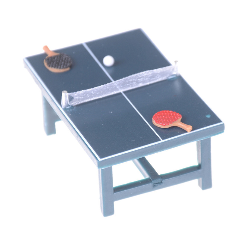 1/12 Dollhouse Miniatures Furn - Table Tennis Reference ulasan dan harga