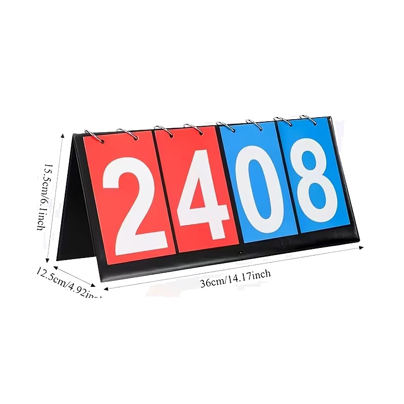 4‑Digit Flip Scoreboard Portab - Table Tennis Ranking ulasan dan harga