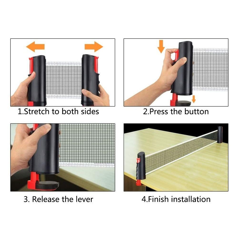 Table Tennis Net Ping Pong Rac - Table Tennis Paddle Set ulasan dan harga