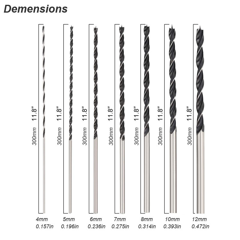 Brad Point Drill Bit Set Extra - Table Tennis Zone ulasan dan harga
