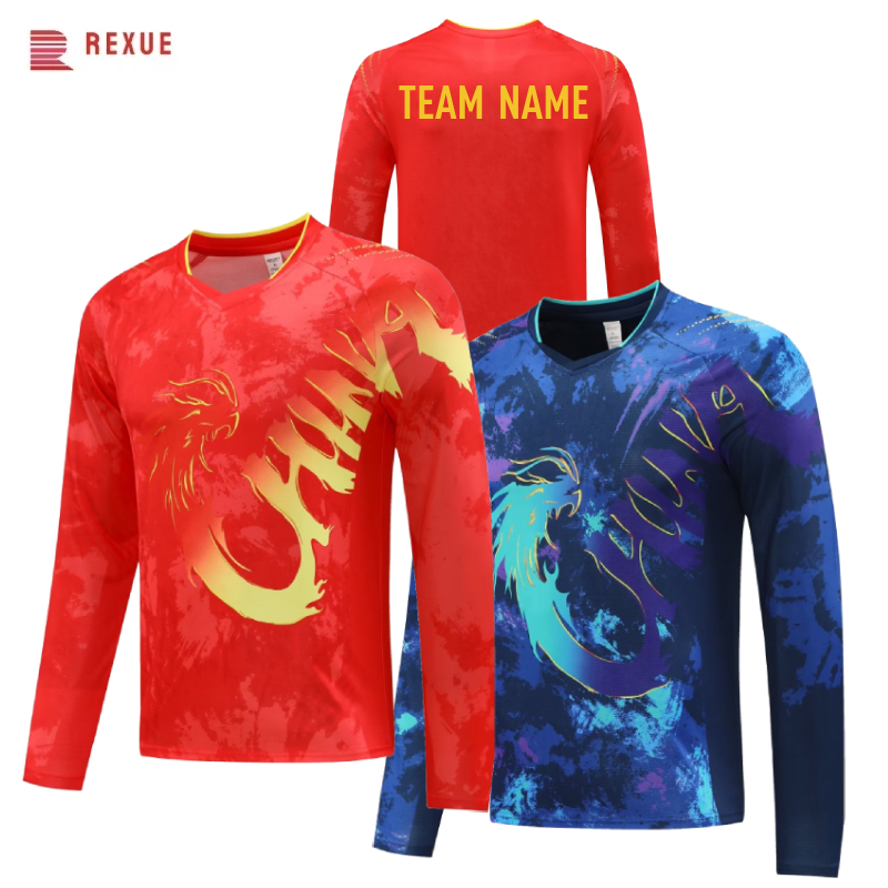 China Dragon Long Sleeve Table - Table Tennis China ulasan dan harga