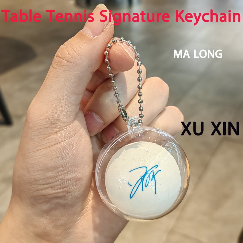Table Tennis Signature Keychai - Table Tennis Zhang Jike ulasan dan harga