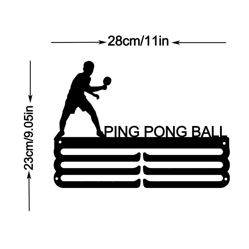 CIFBUY Metal Wall Art Sports M - Table Tennis Ranking ulasan dan harga