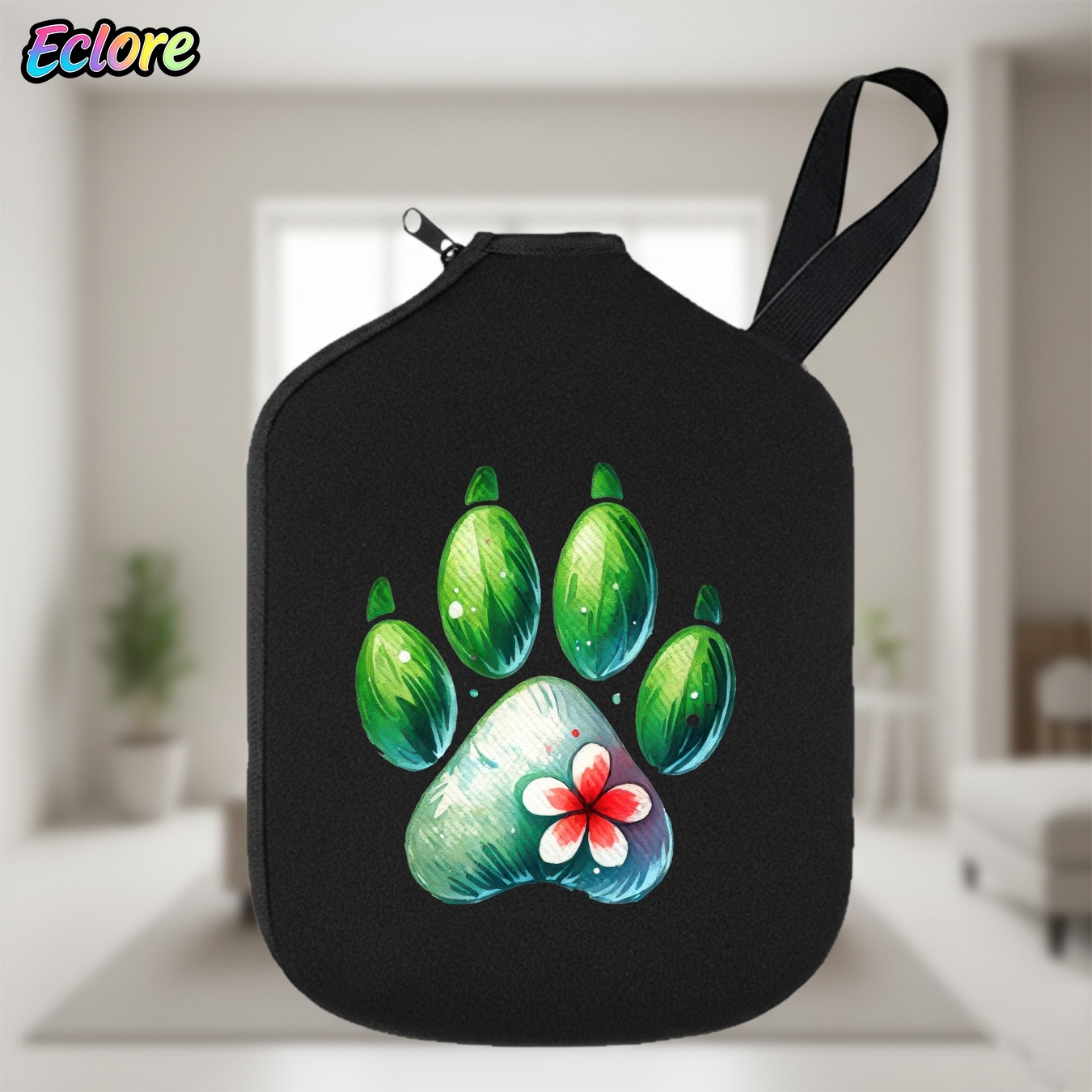Green Watercolor Paw Print Pad - Table Tennis Table ulasan dan harga