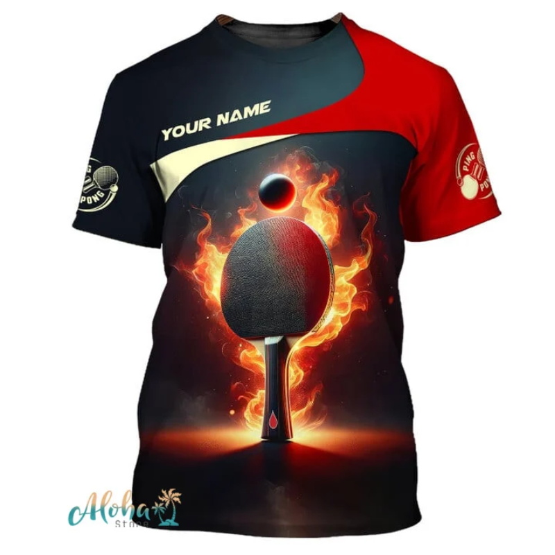 Full Print Ping Pong Tshirts F - Table Tennis China ulasan dan harga